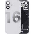 Apple iPhone 16 Back Cover with Magnet Bazel incl NFC and Flash Flex - White Pulled B
