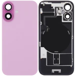 Apple iPhone 16 Back Cover with Magnet Bazel incl NFC and Flash Flex - Pink Pulled B