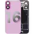 Apple iPhone 16 Back Cover with Magnet Bazel incl NFC and Flash Flex - Pink Pulled B