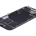 Apple iPhone 16 Back Cover with Magnet Bazel incl NFC and Flash Flex - Pink Pulled B