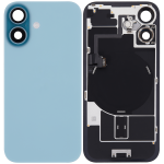 Apple iPhone 16 Back Cover with Magnet Bazel incl NFC and Flash Flex - Teal Pulled B