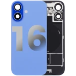 Apple iPhone 16 Back Cover with Magnet Bazel incl NFC and Flash Flex - Ultramarine Pulled B