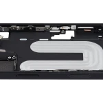 Apple iPhone 16 Middle Frame with Small Parts (No Charger Flex) - Black Pulled A