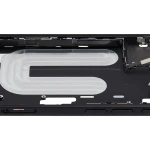 Apple iPhone 16 Middle Frame with Small Parts (No Charger Flex) - Black Pulled A
