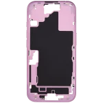 Apple iPhone 16 Middle Frame with Small Parts (No Charger Flex) - Pink Pulled A