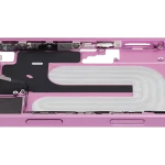 Apple iPhone 16 Middle Frame with Small Parts (No Charger Flex) - Pink Pulled A