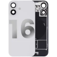 Apple iPhone 16 Back Cover with Magnet Bazel incl NFC and Flash Flex - White Pulled A