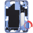 Apple iPhone 16 Middle Frame with Small Parts (No Charger Flex) - Ultramarine AM Plus
