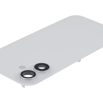 Apple iPhone 16 Back Cover with Magnet Bazel incl NFC and Flash Flex - White Pulled C