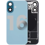 Apple iPhone 16 Back Cover with Magnet Bazel incl NFC and Flash Flex - Teal Pulled C