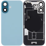 Apple iPhone 16 Back Cover with Magnet Bazel incl NFC and Flash Flex - Teal Pulled C