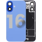 Apple iPhone 16 Back Cover with Magnet Bazel incl NFC and Flash Flex - Ultramarine Pulled C