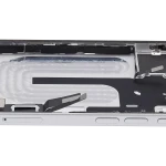 Apple iPhone 16 Middle Frame with Small Parts - White Pulled C