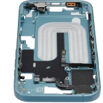 Apple iPhone 16 Middle Frame with Small Parts (No Charger Flex) - Teal Pulled C