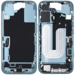 Apple iPhone 16 Middle Frame with Small Parts - Teal Pulled A