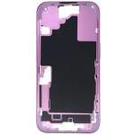 Apple iPhone 16 Middle Frame with Small Parts (No Charger Flex) - Pink Pulled C