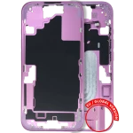 Apple iPhone 16 Middle Frame with Small Parts (No Charger Flex) - Pink Pulled C