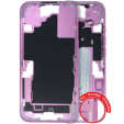 Apple iPhone 16 Middle Frame with Small Parts (No Charger Flex) - Pink Pulled C
