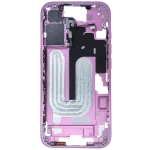 Apple iPhone 16 Middle Frame with Small Parts (No Charger Flex) - Pink Pulled C
