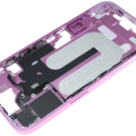 Apple iPhone 16 Middle Frame with Small Parts (No Charger Flex) - Pink Pulled C