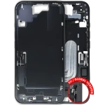 Apple iPhone 16 Middle Frame with Small Parts - Black Pulled B