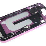 Apple iPhone 16 Middle Frame with Small Parts - Pink Pulled B