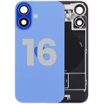 Apple iPhone 16 Back Cover with Magnet Bazel incl NFC and Flash Flex - Ultramarine Pulled A