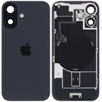 Apple iPhone 16 Back Cover with Magnet Bazel incl NFC and Flash Flex - Black Pulled A