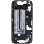Apple iPhone 16 Middle Frame with Small Parts (No Charger Flex) - Black Pulled A