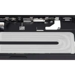 Apple iPhone 16 Middle Frame with Small Parts (No Charger Flex) - Black Pulled A