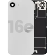 Apple iPhone 16e Back Cover with Magnet Bazel incl NFC and Flash Flex - White Pulled B