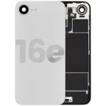 Apple iPhone 16e Back Cover with Magnet Bazel incl NFC and Flash Flex - White Pulled B