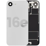 Apple iPhone 16e Back Cover with Magnet Bazel incl NFC and Flash Flex - White Pulled B