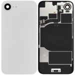 Apple iPhone 16e Back Cover with Magnet Bazel incl NFC and Flash Flex - White Pulled B