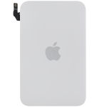 Apple iPhone 17 Pro Max Back Cover with Magnet Bazel incl NFC - Silver Pulled C
