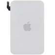 Apple iPhone 17 Pro Max Back Cover with Magnet Bazel incl NFC - Silver Pulled C