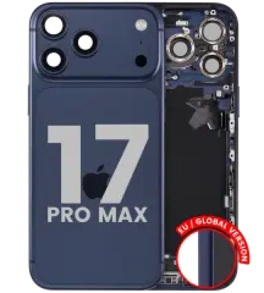 Apple iPhone 17 Pro Max Housing with Small Parts - Deep Blue Pulled A