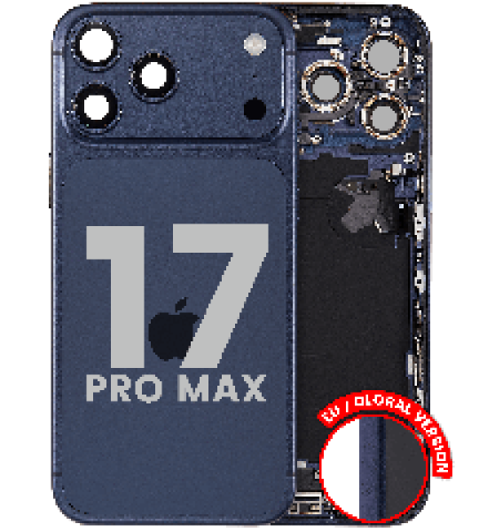 Apple iPhone 17 Pro Max Housing with Small Parts - Deep Blue Pulled C