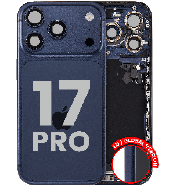 Apple iPhone 17 Pro Housing with Small Parts - Deep Blue Pulled C
