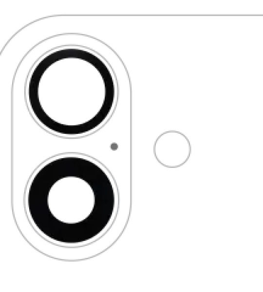 Apple iPhone 16 / 16 Plus Back Camera Lens 2 Piece Set OEM-Equivalent