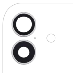 Apple iPhone 17 Back Camera Lens with Bracket & Bezel - White OEM-Equivalent
