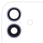 Apple iPhone 17 Back Camera Lens with Bracket & Bezel - Mist Blue OEM-Equivalent
