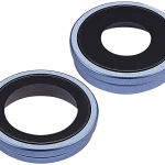 Apple iPhone 17 Back Camera Lens with Bracket & Bezel - Mist Blue OEM-Equivalent