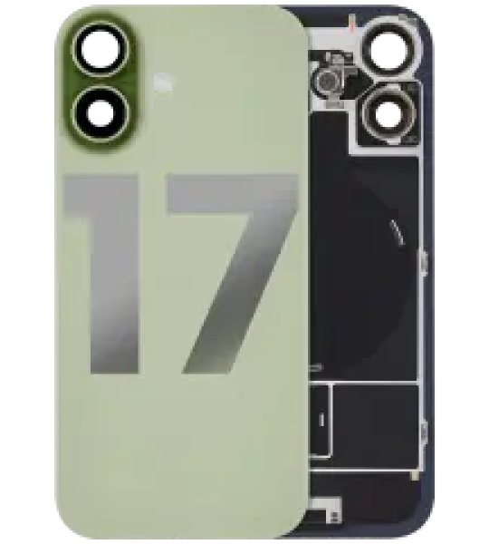 Apple iPhone 17 Back Cover with Magnet Bazel incl NFC and Flash Flex - Sage Pulled A