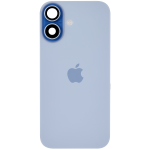 Apple iPhone 17 Back Cover with Magnet Bazel incl NFC and Flash Flex - Mist Blue Pulled A