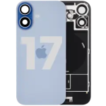 Apple iPhone 17 Back Cover with Magnet Bazel incl NFC and Flash Flex - Mist Blue Pulled B