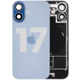 Apple iPhone 17 Back Cover with Magnet Bazel incl NFC and Flash Flex - Mist Blue Pulled C