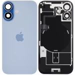 Apple iPhone 17 Back Cover with Magnet Bazel incl NFC and Flash Flex - Mist Blue Pulled C