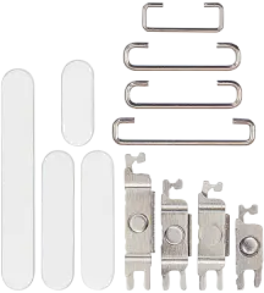 Apple iPhone 17 Hard Buttons Set - White OEM-Equivalent
