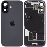 Apple iPhone 17 Back Cover with Magnet Bazel incl NFC and Flash Flex - Black Pulled B